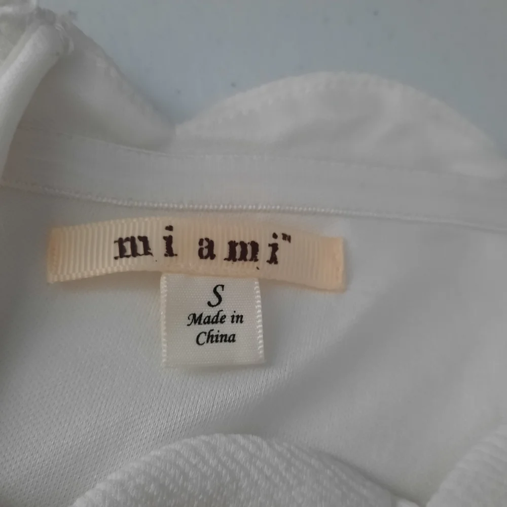 Miami White Off-the-Shoulder Short Sleeve Fit & Flare Mini Dress size Small - Picture 5 of 12